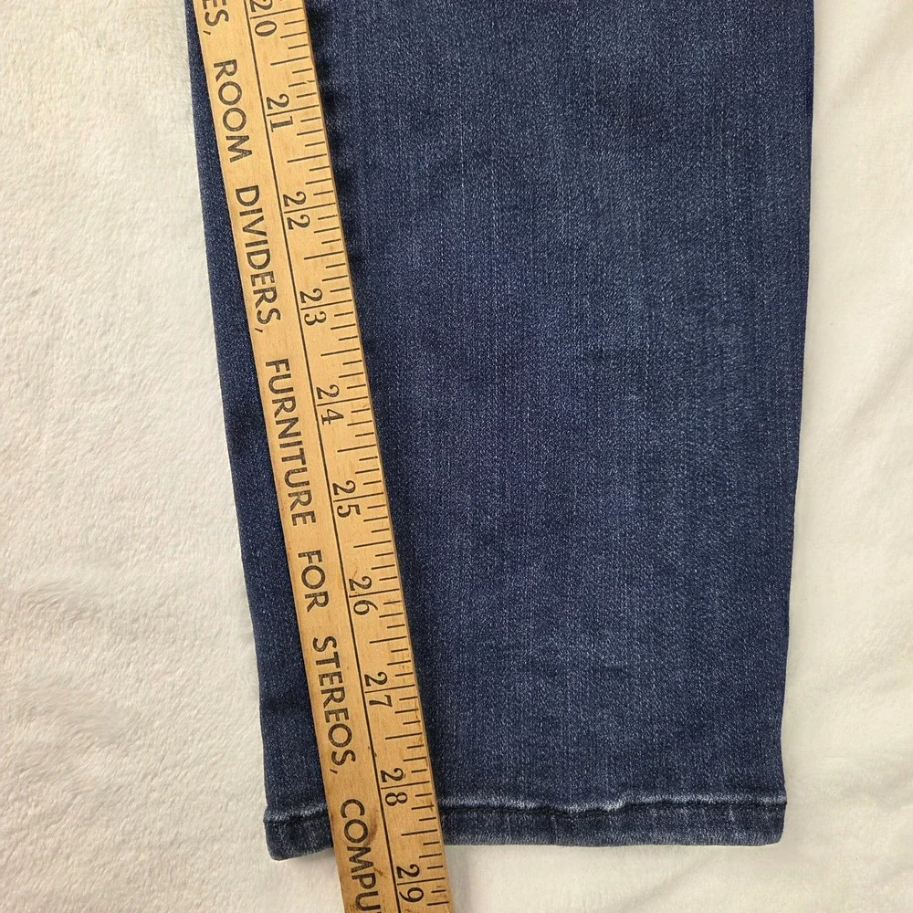 NYDJ Ami Skinny Jeans Women 12 Blue Lift Tuck Sure Stretch Denim‎ Excellent